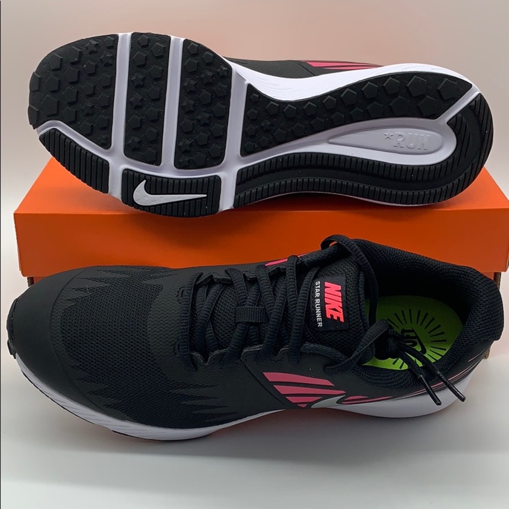 NIKE STAR RUNNER (GS) black/metallic-silver - Picture 15 of 16